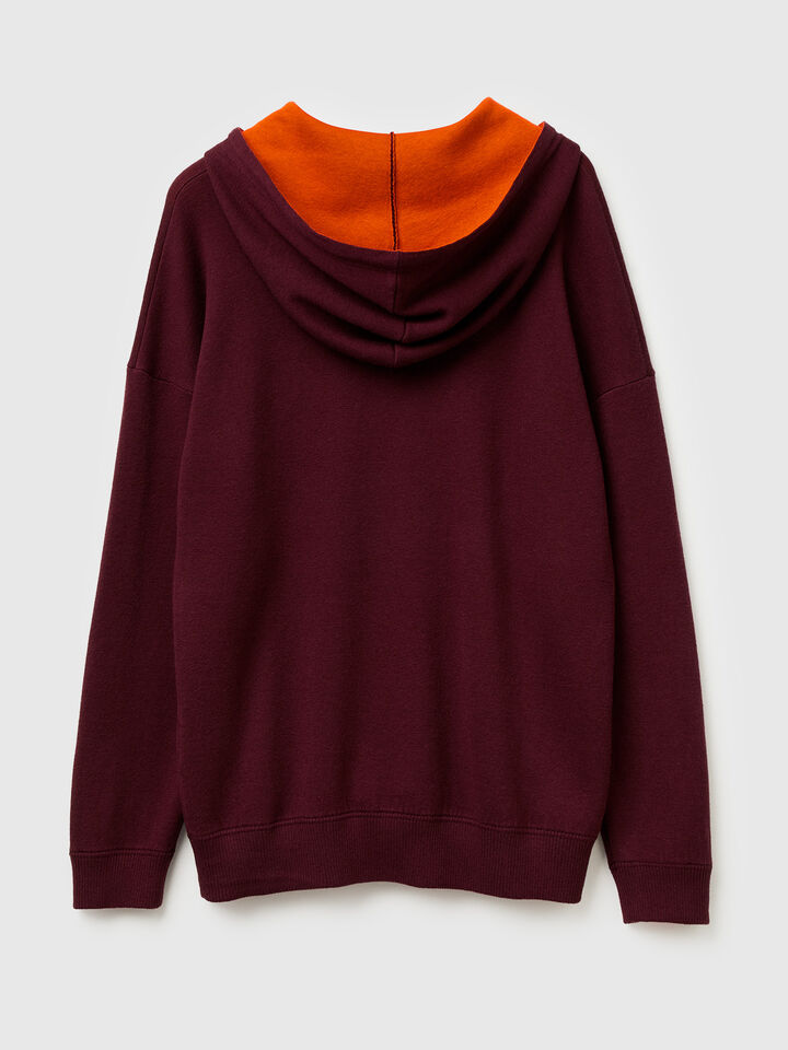 SWEATER W/HOOD Hombre image number 6